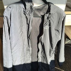 Black windbreaker jacket. PINK brand